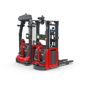 L-MATIC HD k, le nouveau gerbeur automatisé de Fenwick avec son système de guidage par réflecteur.
