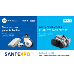 WeAssist et E-Drive optima au salon SantExpo