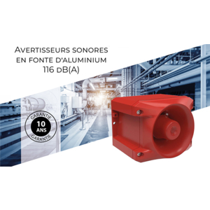 Sirène PRO10 en fonte d'aluminium
