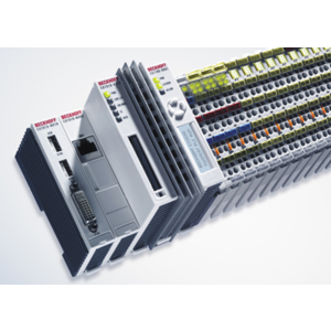 Il est possible d'ajouter directement les bornes d’E/S Beckhoff  ainsi que les bornes EtherCAT au PC embarqué CX1010