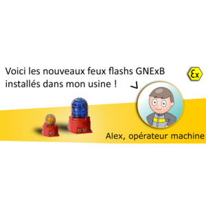 Avertisseurs optiques pour zones ATEX 