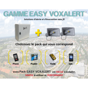 Pack Easy Alert : une solution d’alerte et d’évacuation sans fil