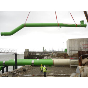 APS France fournit des canalisations en PRV pour une centrale électrique à cycle combiné Gaz à Montoir-de-Bretagne 