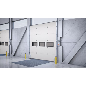 Porte sectionnelle ASSA ABLOY OH1142P Dual : une porte qui révolutionne les portes automatiques sectionnelles