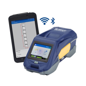 Nouvelle étiqueteuse BradyPrinter M611 commandée par smartphone pour l’étiquetage des câbles et composants