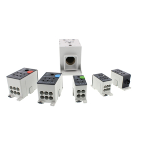 Distributeurs compacts pour câbles jusqu'à 500 mm² et 1 100 A pour armoires de commande