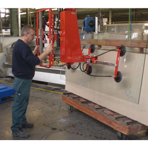 Manipulateur pneumatique Dalmec pour panneaux de verre 