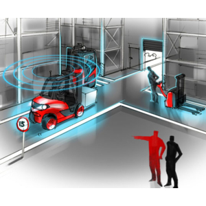 Fenwick-Linde lance un nouveau module de réduction de vitesse par zone 