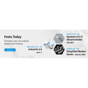 Festo lance Festo Today, série de web séminaires