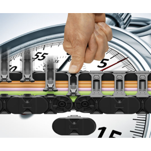 Une nouvelle chaîne porte-câbles légère E4Q chez IGUS