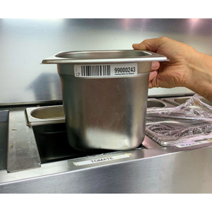 Etiquettes RFID « Inotag Heat-on-Metal » pour bacs inox GN 