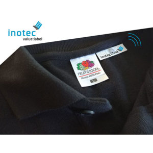 inotag LTrak, une étiquette avec une puce RFid UHF pour tracer tous vos articles en textile