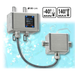 le premier débitmètre électromagnétique IO-link fonctionnant entre -40 et +140 °C