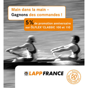 Le groupe Lapp lance au mois de Mai une action promotionnelle Anti Crise