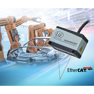 Capteur laser de messures de déplacement, de distance et de position avec interface EtherCAT 