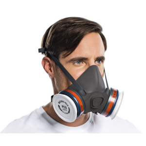 demi-masque de protection respiratoire pour températures extrêmes