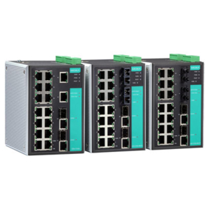 Commutateur Ethernet industriel résistant à 18 ports Moxa EDS-518E