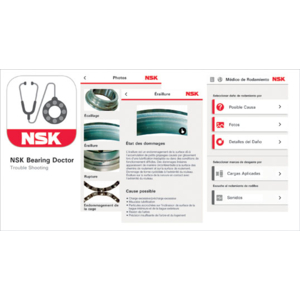 Appli NSK Bearing Doctor désormais disponible en français et en espagnol 