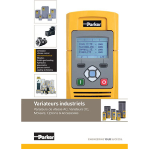 Parker Hannifin publie son nouveau catalogue de variateurs industriels