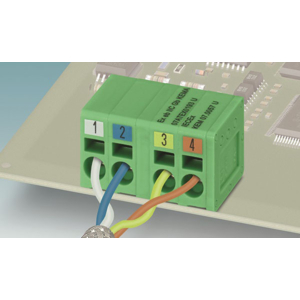 Blocs de jonction pour circuit imprimé pour transmission des données PROFINET