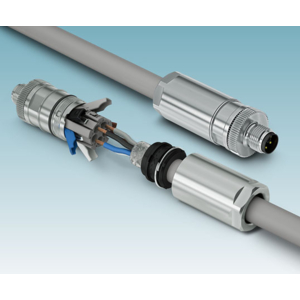 connecteurs M12 Power avec raccordement PushLock de Phoenix Contact