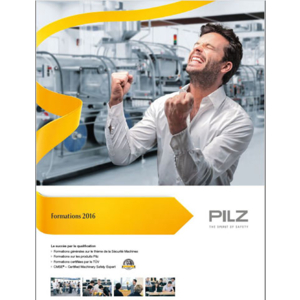 Pilz; découvrez le nouveau catalogue formations 2016