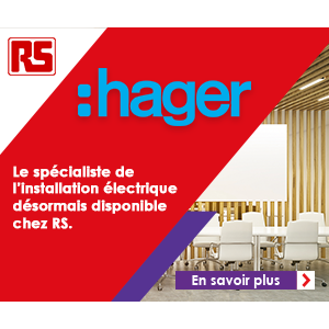 RS Components signe un accord de distribution en France avec Hager