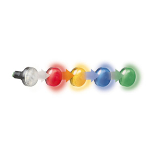 5 couleurs en un seul feu compact encastrable 