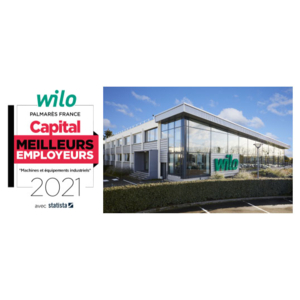 Wilo France intègre le palmarès des 500 meilleurs employeurs de France du magazine Capital 