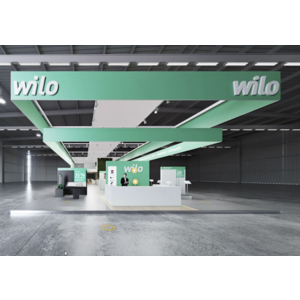 Wilo, première entreprise de l'industrie des pompes  avec un stand d'exposition virtuel