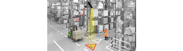 Cellule de détection de mouvement  pour engin de manutention