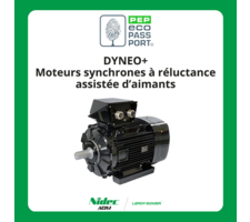 Le moteur ultra premium IE5 Dyneo+ de Nidec Leroy-Somer labellisé PEP ecopassport®