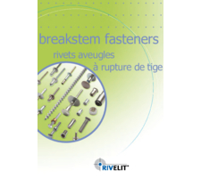 Catalogue rivets aveugles à rupture de tige