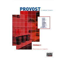catalogue rayonnage pour magasin Provost