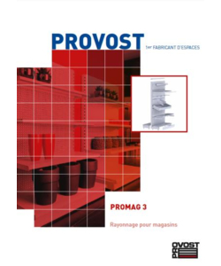catalogue rayonnage pour magasin Provost