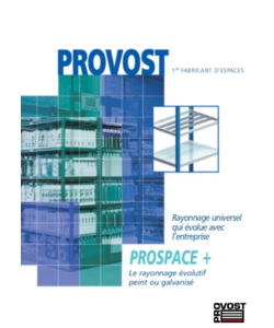 Catalogue PROSPACE+ rayonnage évolutif 