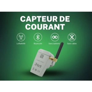 Capteur de courant autonome Bluetooth et LoRaWAN