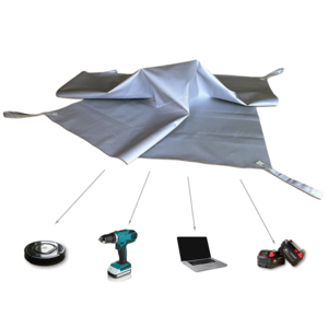 Couverture anti feu pour appareils portatifs avec batteries Lithium  - DIFOPE Ref. COUVAF-B1.5