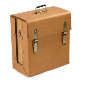 Caisses Wrapes wraps sont des caisses navettes fabriquées en carton triple cannelure ép.15 mm avec des renforts en contreplaqué ou en tasseaux de bois.