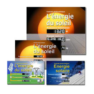 Système d'informations pour l'énergie photovoltaïque