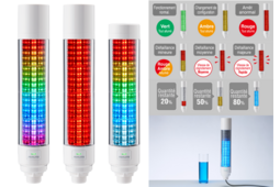 Colonne lumineuse multicolore IO-Link programmable - LB6 - PATLITE
