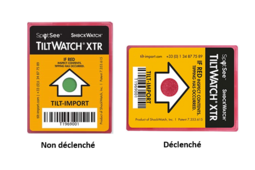 Indicateur de renversement pour colis TiltWatch XTR
