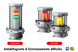 Colonne et balise lumineuses antidéflagrantes PATLITE