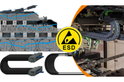 Chaînes porte-câbles ESD