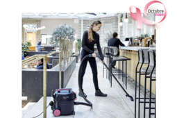 Nilfisk réaffirme son engagement dans la lutte contre le cancer du sein avec l’édition limitée de l’aspirateur VP300 Pink