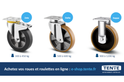 Roulette charges lourdes TENTE pour l'industrie