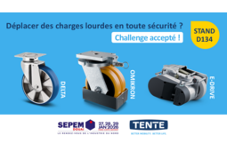 Roues et roulettes industrielles TENTE au SEPEM Douai