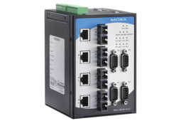 NPort S8458 de Moxa: serveur de ports et switch Ethernet avec 8 ports Ethernet