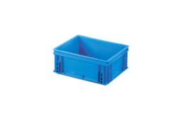 Caisse plastique Athéna Ecogreen bleue