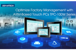 Advantech lance la série de PC tactiles TPC-100W pour applications de gestion d'usine
